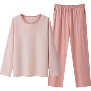 三枪春夏暖煦棉保暖情侣睡衣抗菌防螨宽松男士防静电家居服