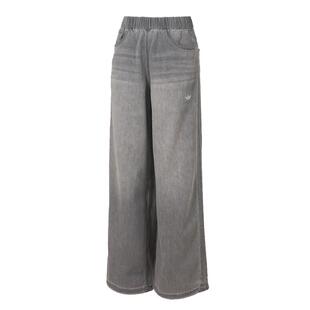 Adidas阿迪达斯三叶草女裤2025秋季新款DENIM PANT牛仔长裤KC5839
