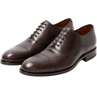 LOTTUSSE/乐途仕布雷克牛皮手工男士商务休闲宴会牛津鞋简正装鞋