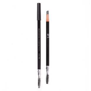 pcl眉笔化妆师专用防水防汗持久不脱色刀削砍刀木质硬心双头眉笔