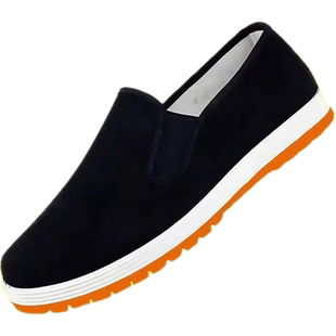 春秋正宗老北京布鞋男休闲中老年爸爸鞋轻便舒适透气防滑劳保鞋女