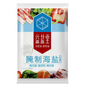 益盐堂腌制海盐500g*50袋