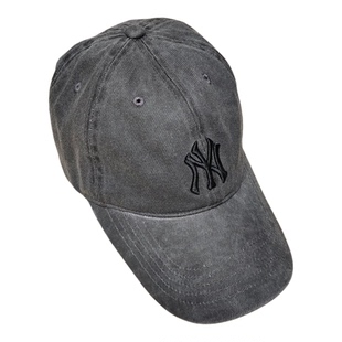 韩国正品MLB帽子新款软顶NY棒球帽男女同款休闲鸭舌帽3acpvv14n