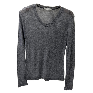 现货TALK TALK韩国东大门女装春秋季V领长袖修身天丝打底衫T恤