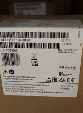 议价6ES7212-1HE40-0XB0 6AG1212-1HE40-4XB0/2XB0 现货秒发