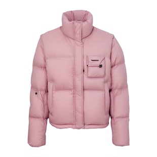 鸭鸭羽绒服女立领2025秋冬季新款新中式短款休闲气质面包服外套YZ