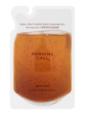 MORNING CALL咖啡籽洁面啫喱去黑头洗面奶清洁按摩90ml