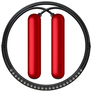 Tangram Smart Rope LED蓝牙智能跳绳app轴承发光自动计数苹果红