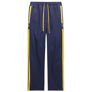 【吴奇隆同款】Ed Har流行dy埃德哈迪春季男士绣花虎头条纹休闲裤