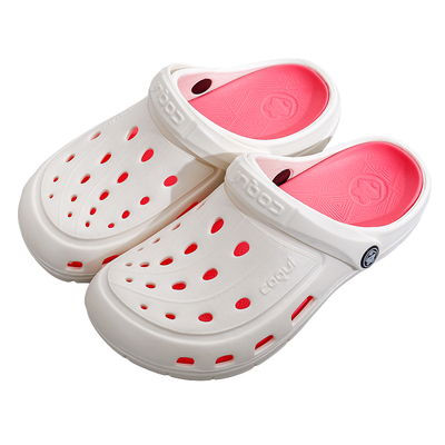 夏季洞洞鞋简约防滑拖鞋情侣休闲