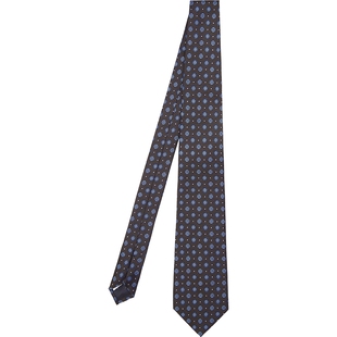 Brooks Brothers/布克兄弟男士25新品桑蚕丝椭圆花波点商务领带