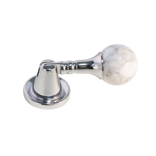 法式轻奢柜门把手衣柜门鞋柜抽屉黄铜拉手白松石中古圆球吊坠拉手