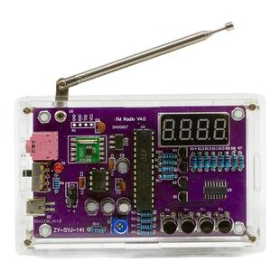 收音机组装套件FM调频数码管显示教学DIY制作焊接散件 ZY-SYJ-141