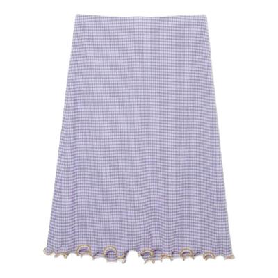 设计师品牌 IMMI 女士泡泡棉弹力直筒半身裙银泰百货精品 300124