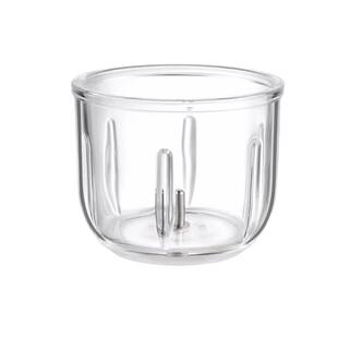 辅食机玻璃杯配件原装0.3L玻璃碗通用切碎杯0.3升辅食杯0.6升大全