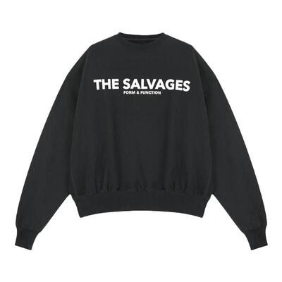 圆领SALVAGES重磅套头卫衣