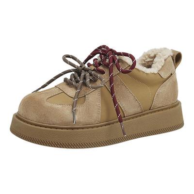 星期六复古加绒德训鞋