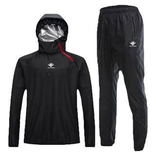 暴汗服男女健身运动爆汗服发汗衣套装加大码控体拳击燃脂训练降体
