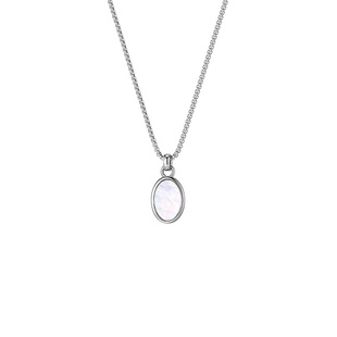 白岚微光项链女母贝925银2024新款爆款小众轻奢简约毛衣链XL4694