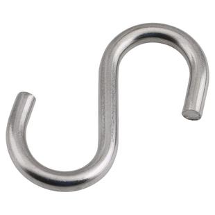 挂钩304不锈钢厨房s型墙壁钩子宿舍挂衣架壁挂创意s钩衣帽置物架