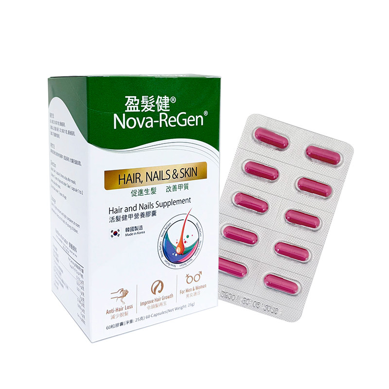 盈发健活发健甲营养胶囊60粒/盒