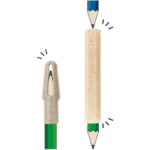 XHS推荐-可慈王eecoto.环保铅笔套日本原产STAD握笔器矫正器小学生一年级笔帽儿童三角六角短延长器可伸长