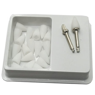 夕粒子硒离子矽离子牙科弯机磨头硅橡胶低速手机抛光轮磨头抛光碟