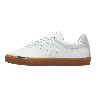 NB皮革系带男女校园皮革休闲板鞋