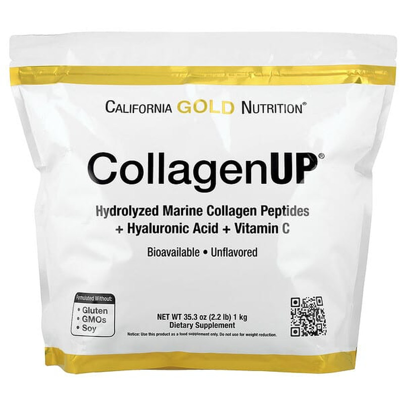 CGN美国CollagenUp透明质酸+维C海洋水解胶原蛋白肽粉