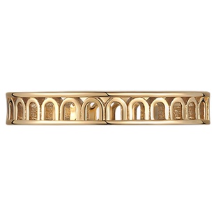 【K金珠宝】Retro Chic意大利复古时尚首饰 罗马斗兽场戒指