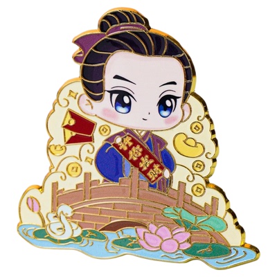 杭州城市旅游灵隐寺冰箱贴伴手礼