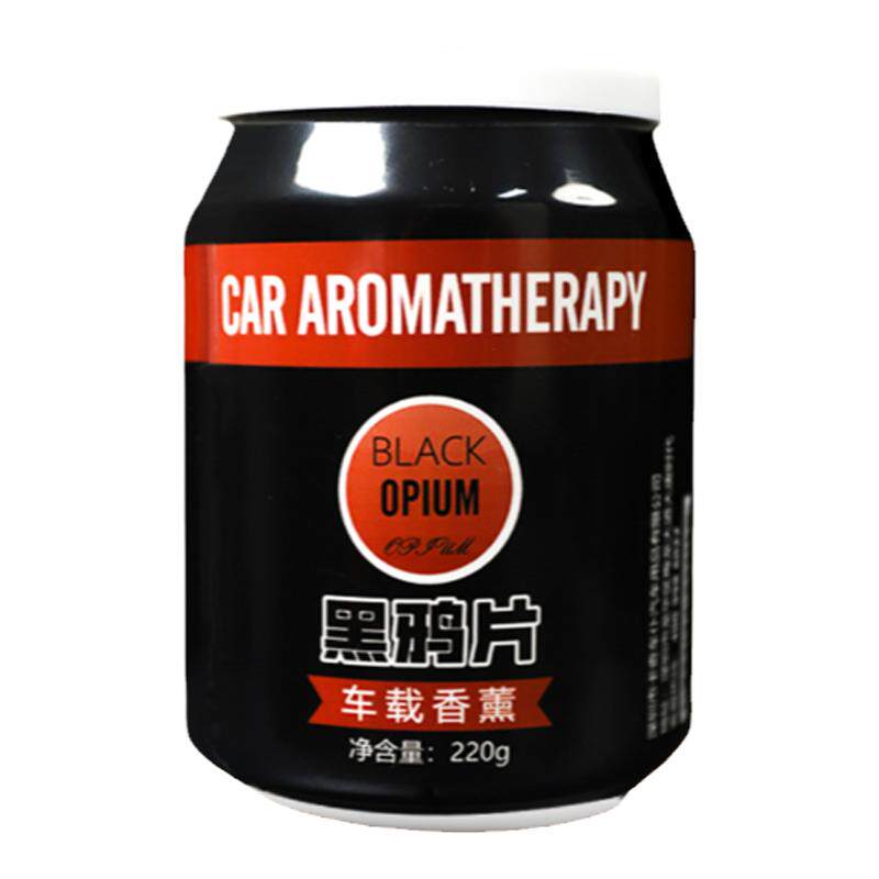 可乐卡杰220g罐车载黑鸦片香薰膏