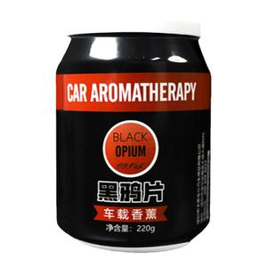 可乐卡杰220g罐车载黑鸦片香薰膏