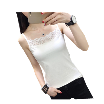 修身内搭性感背心打底