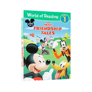 阅读世界 world of reading L1:Disney Junior Mickey 英文原版 Friendship Tales 5-in-1 友谊故事5合1 英文原版儿童分级读物