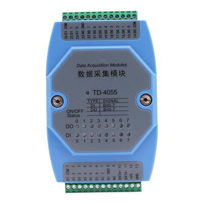 16通道隔离数字量输入输出模块扩展开关量8路DI 8路DO RS485通讯