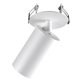 明装射灯吸顶开孔式led天花灯cob轨道灯可调角度床头象鼻灯无主灯