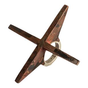 PARTS OF FOUR 十字桥拼接戒指 法国原创设计师小众手工个性气质