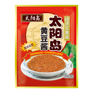 太阳岛正宗东北大酱豆瓣酱600g*4袋老北京炸酱面葱蘸酱伴侣黄豆酱