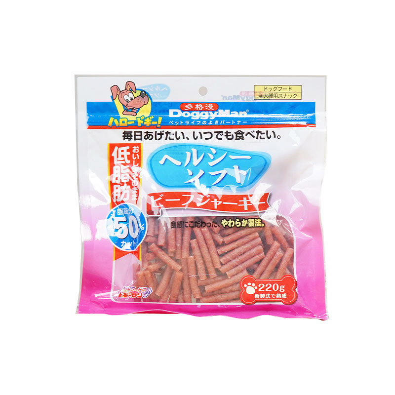日本多格漫220g低脂肪狗狗牛肉干