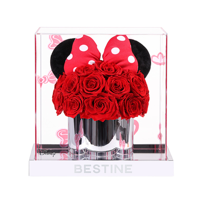 柏治廷迪士尼米奇米妮花束玫瑰