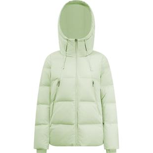 本来BENLAI女士防泼水防风90绒保暖连帽羽绒服25冬新款BNM150019