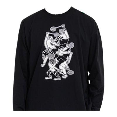 YONEX尤尼克斯秋季长袖男运动t恤2025爆款yy艺术家联名115464BCR