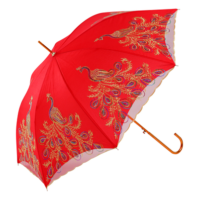 结婚红伞出嫁婚庆用中式喜伞