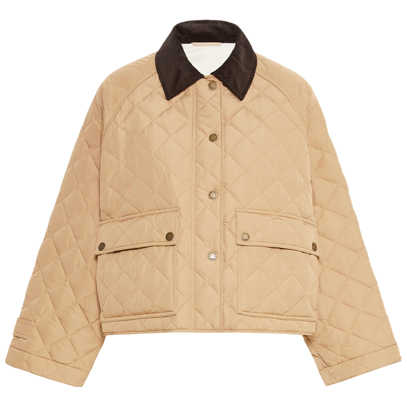 Weekend MaxMara 2026秋冬新款女装巴恩风短款棉服外套5486036206
