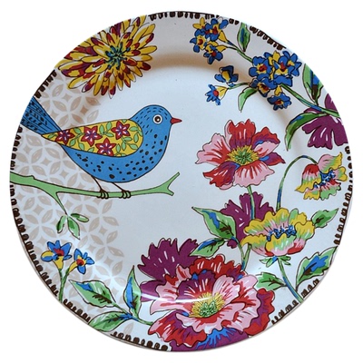 出口外贸创意盘子釉下彩西餐盘