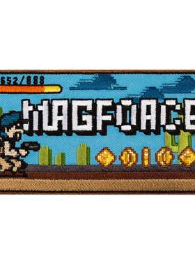 MAGFORCE麦格霍斯MP9134臂章怀旧电玩 时尚个性 背包 魔术贴