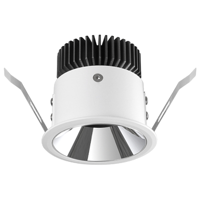 中古包豪斯嵌入式亮银杯射灯深杯防眩led可摆头客厅铝智能无主灯