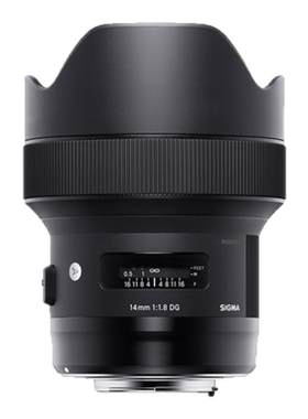 Sigma适马14mm F1.8 DG 全画幅超广角大光圈风景星空定焦单反镜头