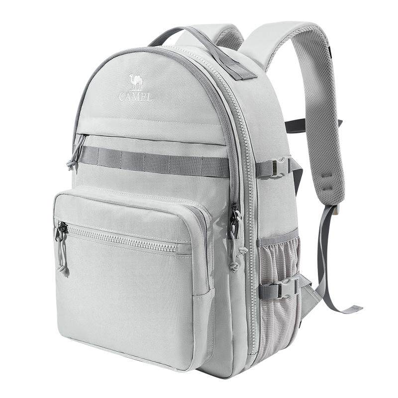 【大开口拉链】骆驼书包大容量旅行背包轻便双肩包初高中学生旅游